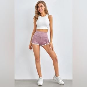 (2)SHEIN| Boy Short Workout |Size Medium| Pink&Grey| 2 included
